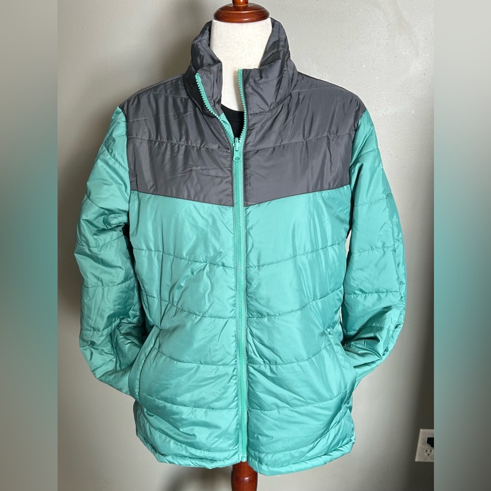 Women’s Spyder 3 in 1 Green n white winter Jacket - Picture 11 of 16